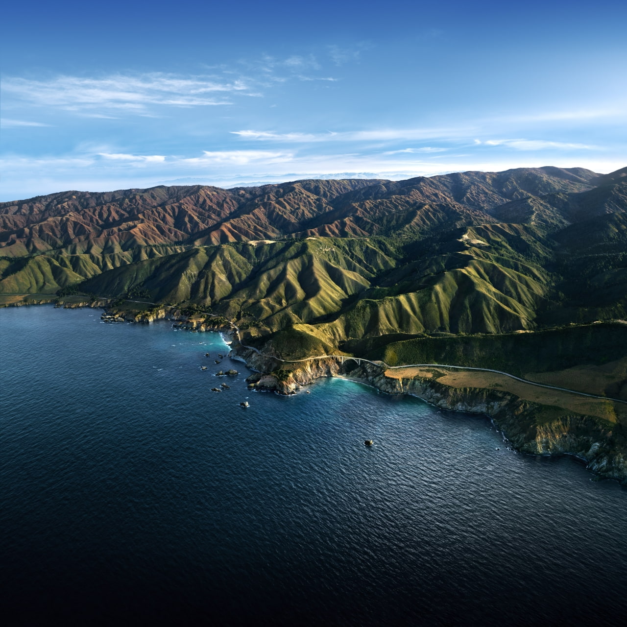 Costa Big Sur California, 1280x1280 720p, MacBook Air