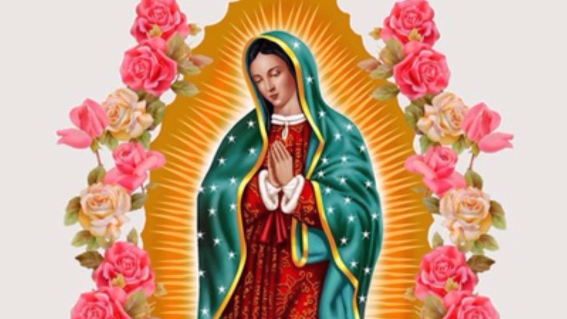 Madonna di Guadalupe con rose, 1920x1080 1080p, Desktop