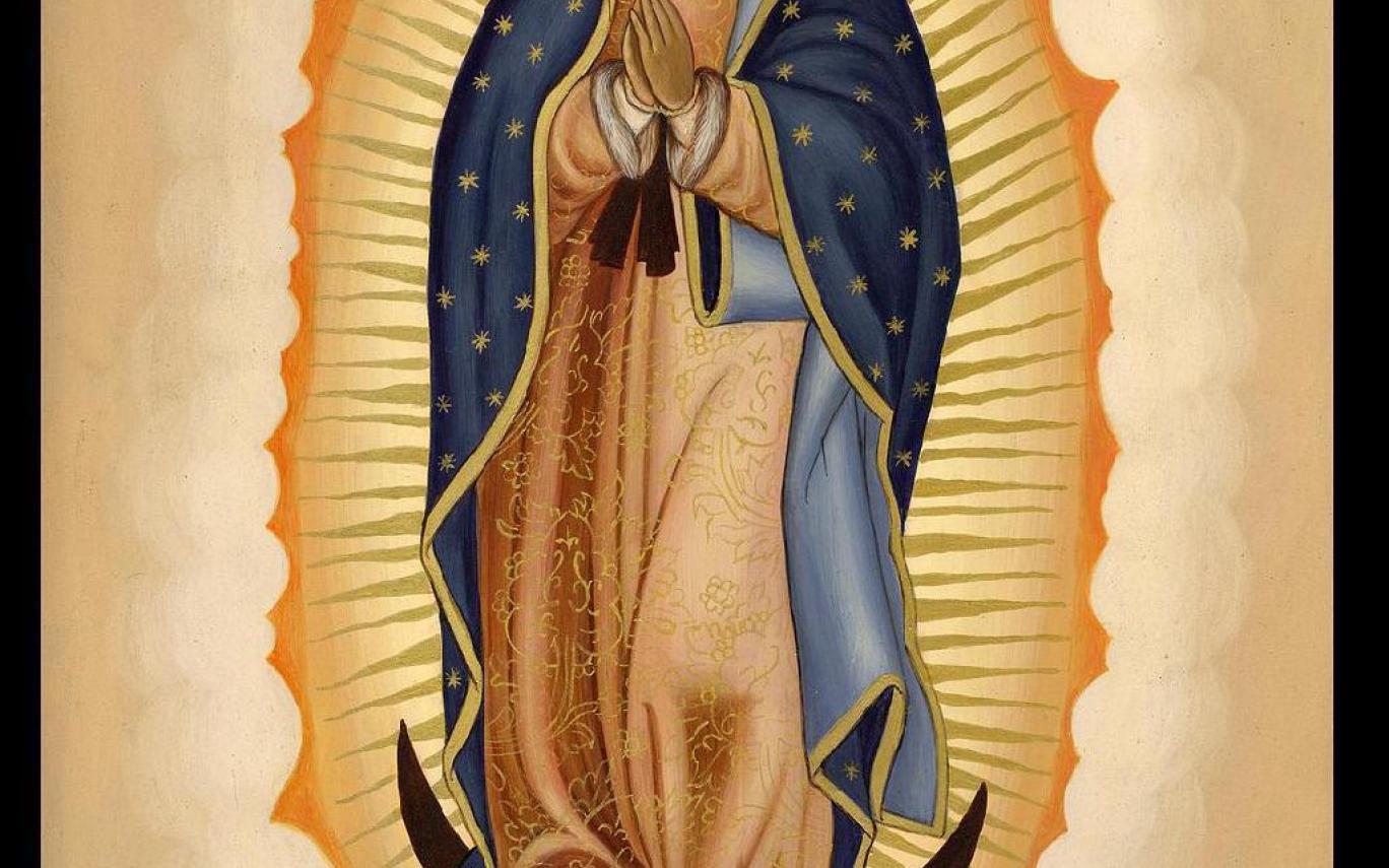 Madonna di Guadalupe icona religiosa, 1368x855 HD, Desktop
