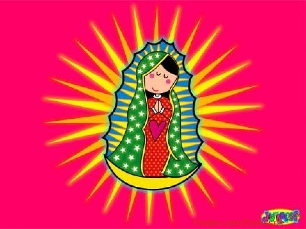 Virgen de Guadalupe animada, 1024x768 HD, iMac