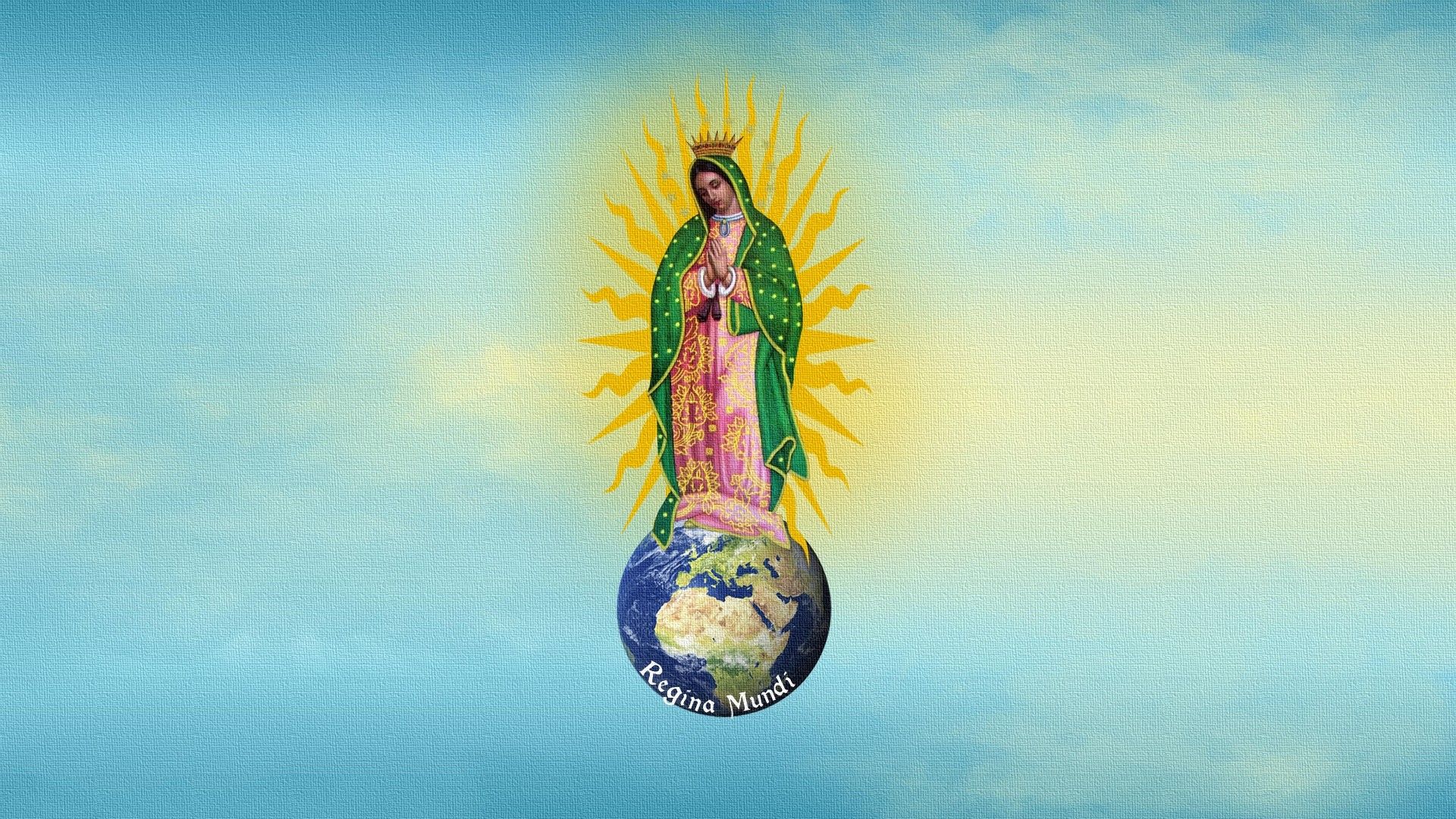 Madonna di Guadalupe sul mondo, 1920x1080 1080p, Desktop