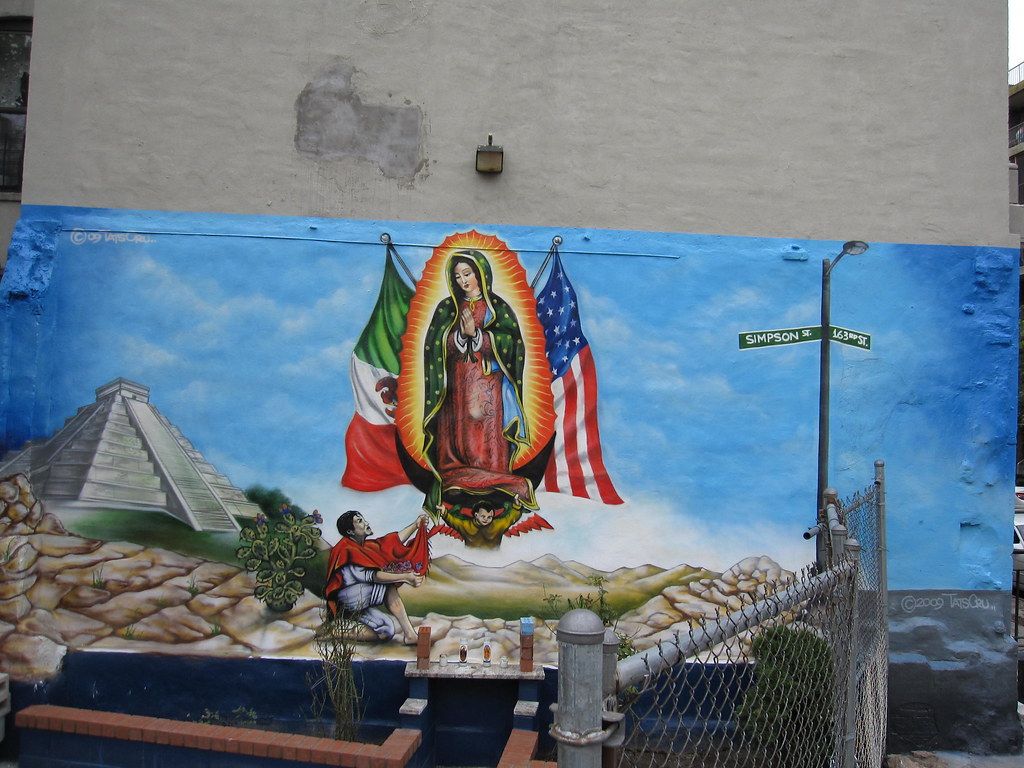 Murale Madonna di Guadalupe, 1024x768 HD, PC