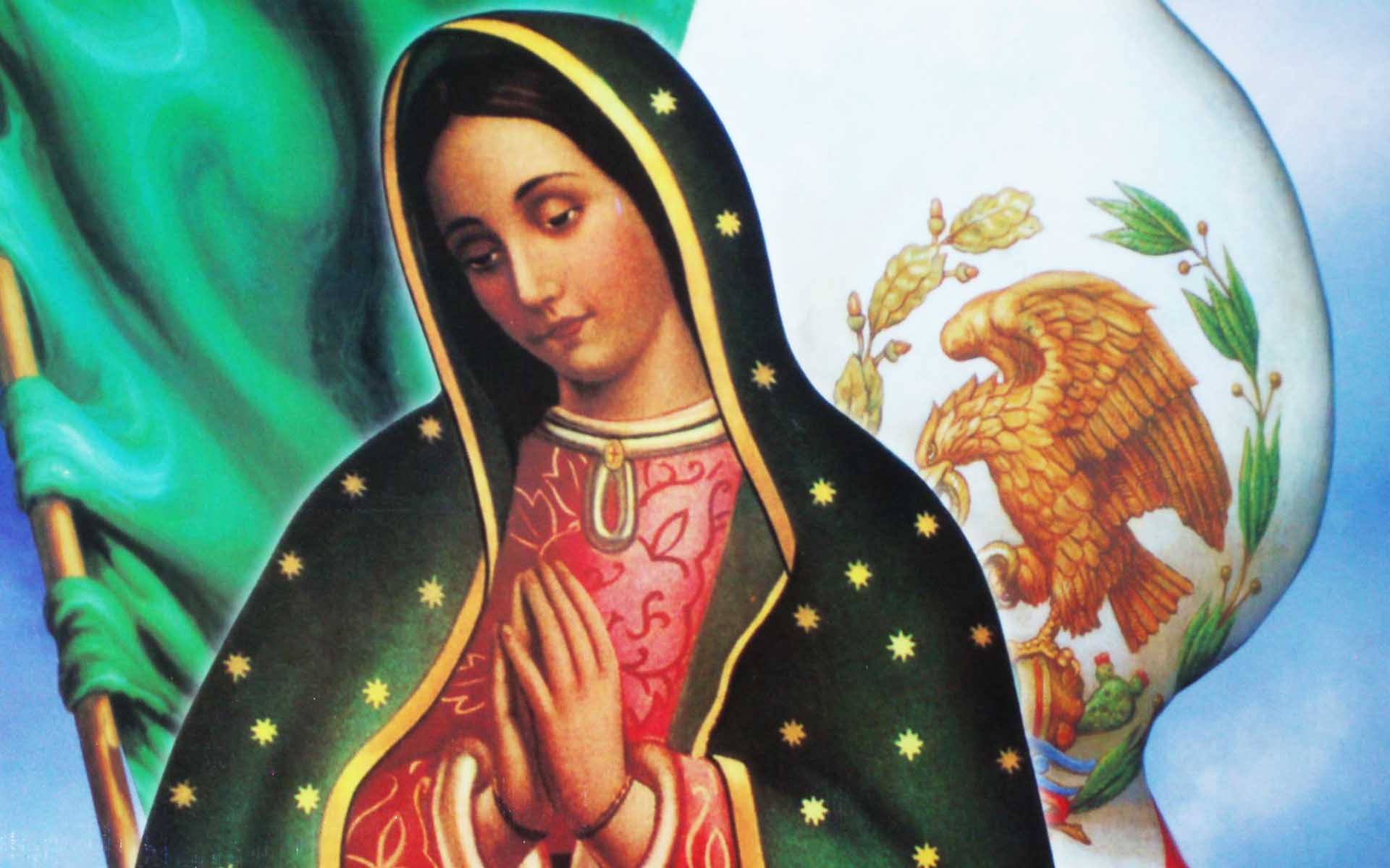 Madonna di Guadalupe, bandiera messicana, 1920x1200 Full HD+ WUXGA, Desktop