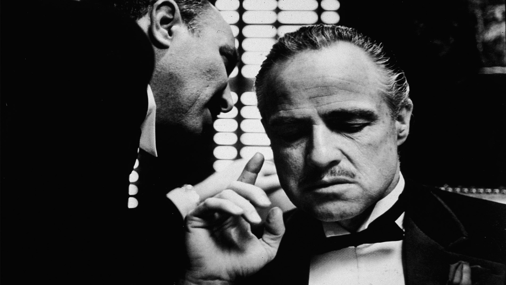 Il Padrino, scena bianco e nero, 1920x1080 Full HD, Desktop