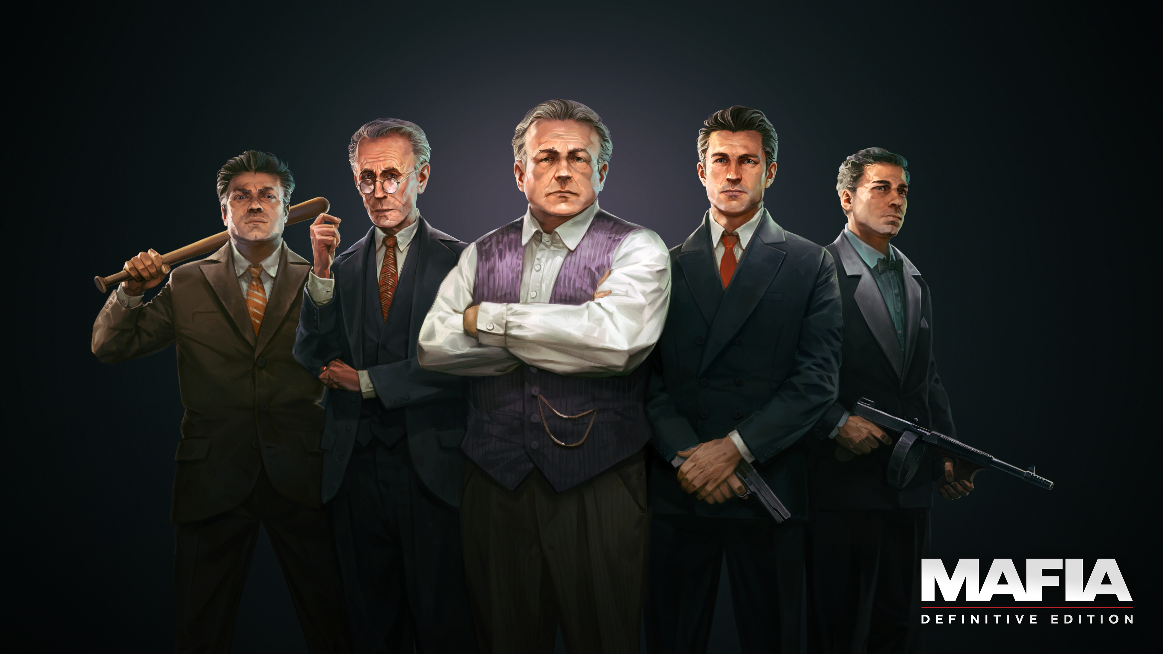 Mafia Definitive Edition personaggi, 3840x2160 4K Ultra HD, Monitor 4K