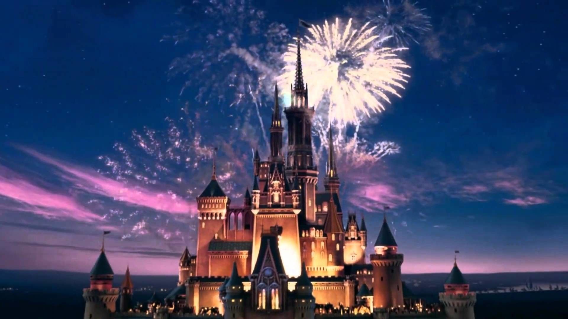 Castello Disney con fuochi d'artificio, 1920x1080 1080p, Desktop
