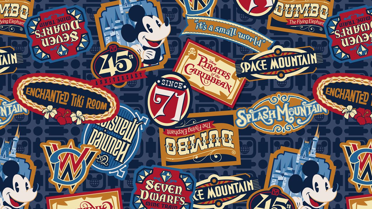 Patch attrazioni Disney Magic Kingdom, 1280x720 720p, Laptop