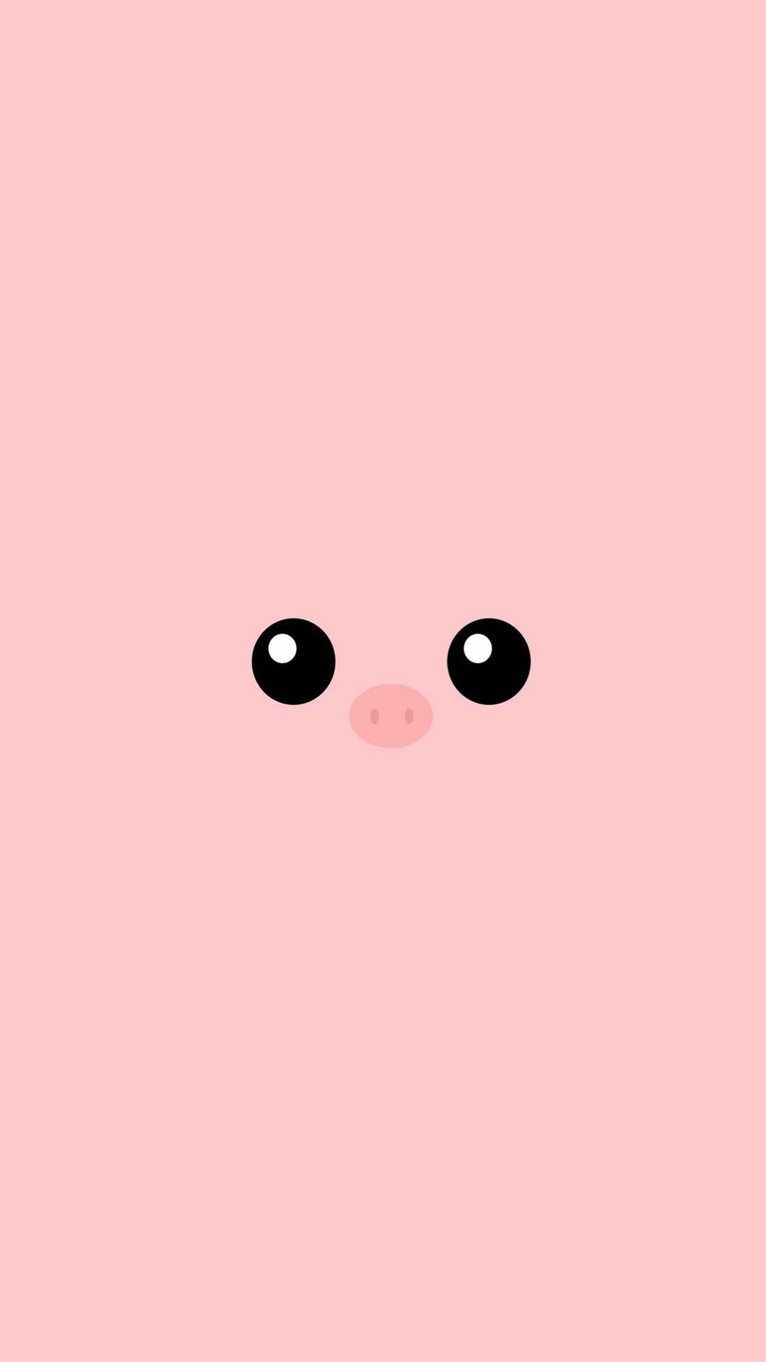 Maialino kawaii minimal rosa, 1080x1920 Full HD Verticale, Samsung Galaxy