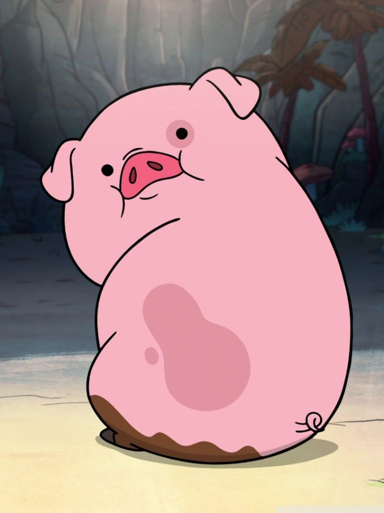 Maialino kawaii rosa, 4945x4925 Ultra HD, 4K TV