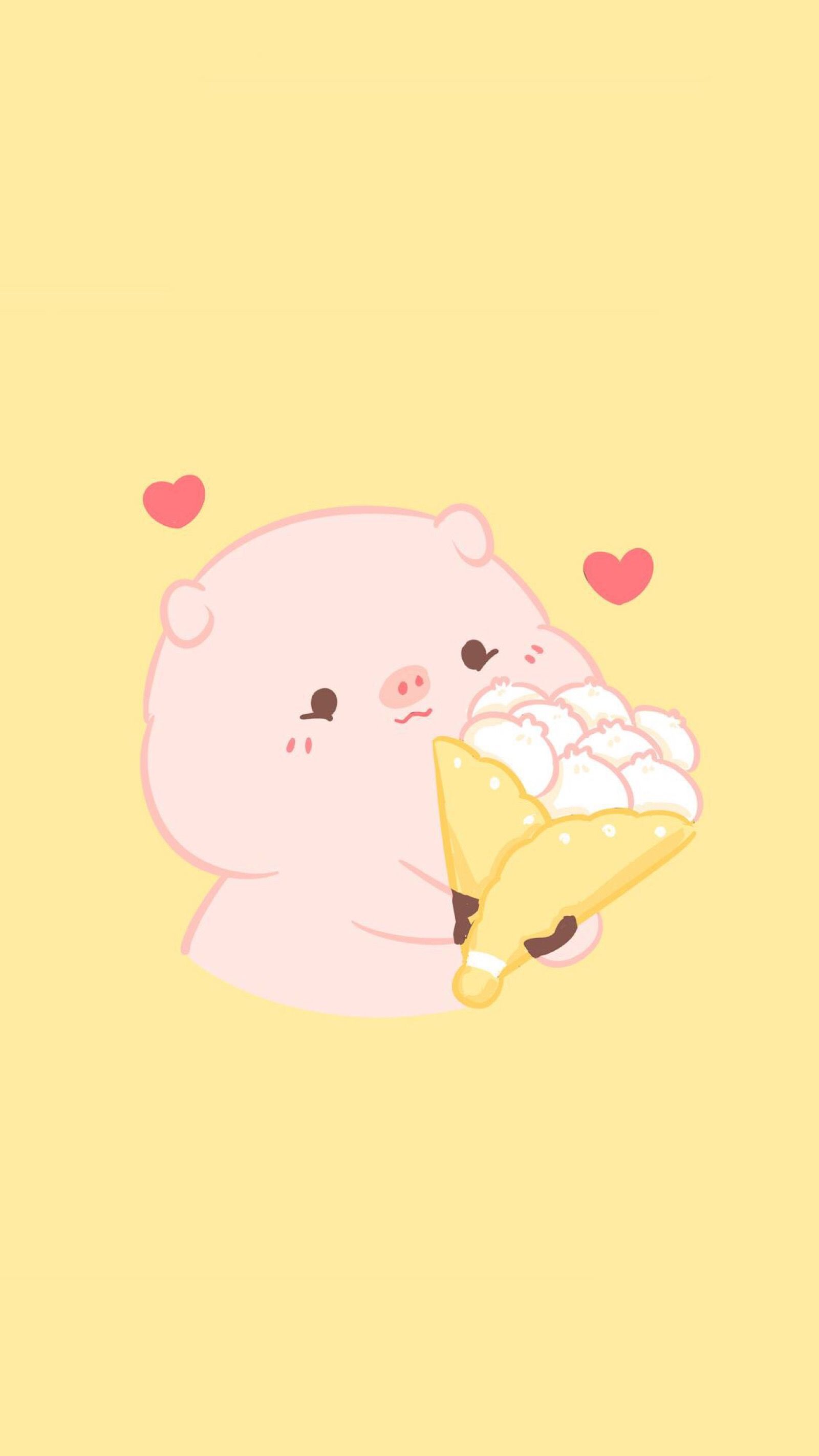 Maialino kawaii rosa peluche, 2562x1442 1440p, Desktop