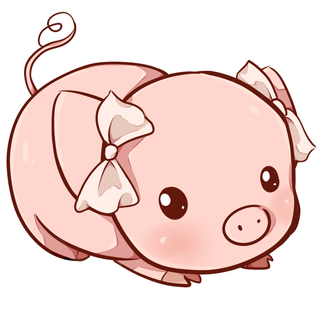 Maialino kawaii con luna e stelle, 1080x1920 Verticale, Mobile