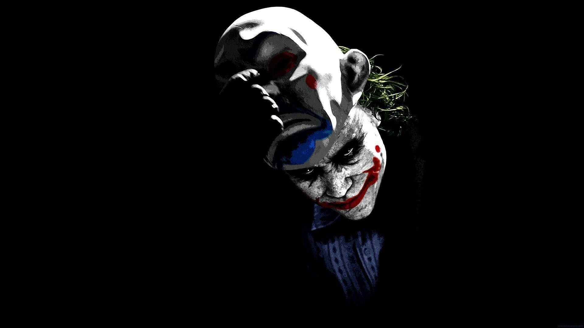 Joker con maschera nera, nemesi di Batman, 1920x1080 Full HD, PC