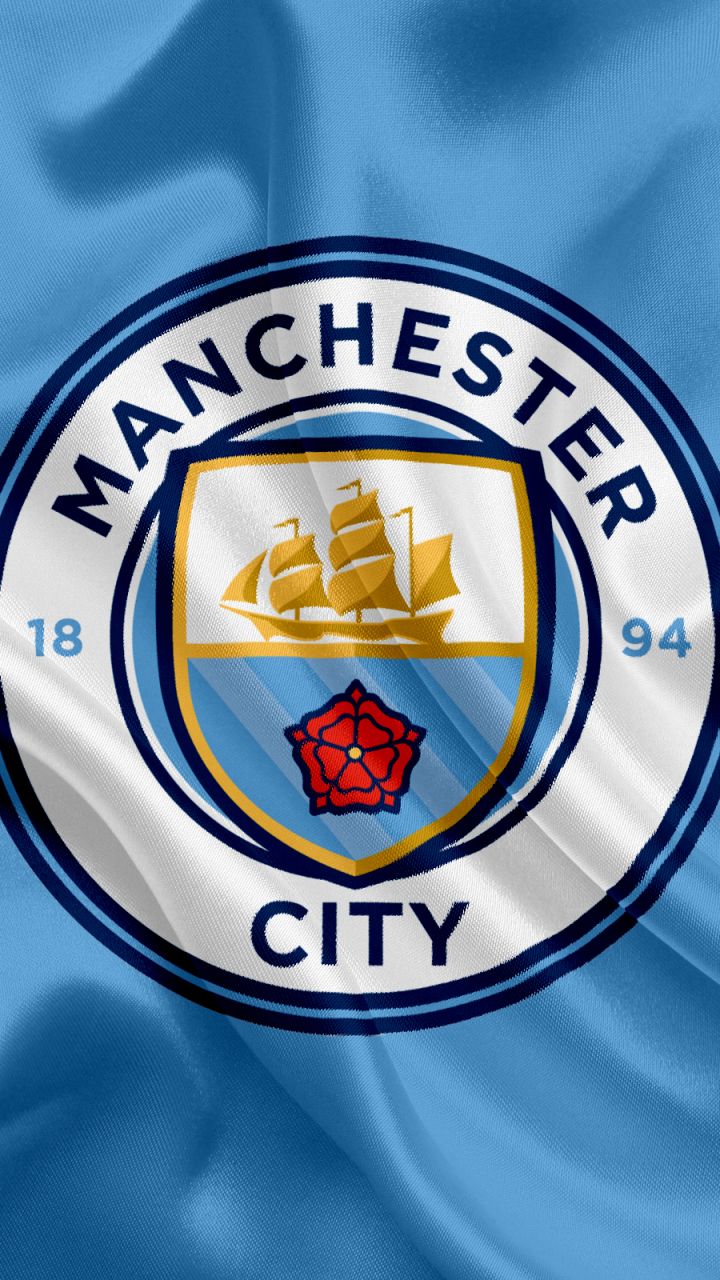 Logo Manchester City FC, Premier League, 720x1280 Verticale, Mobile