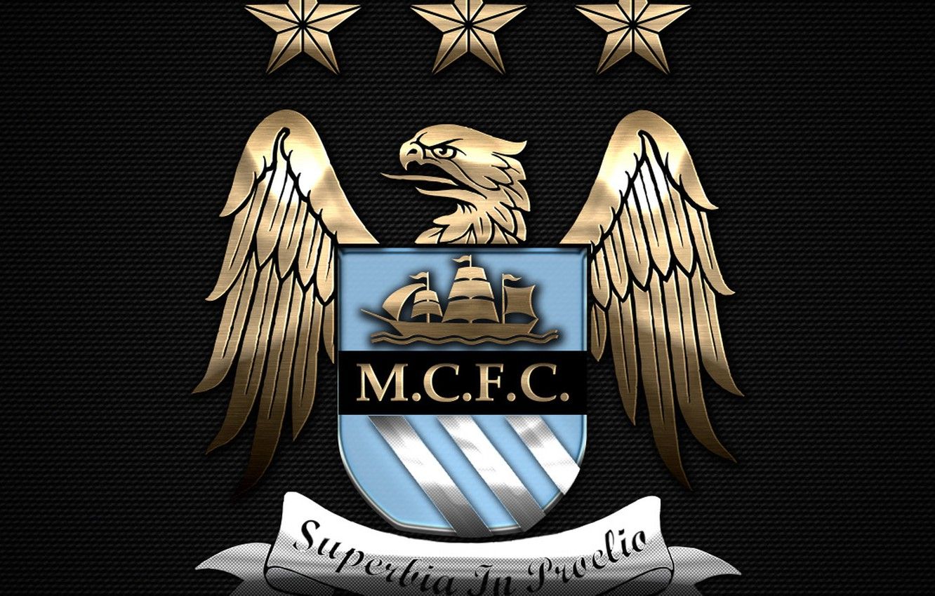 Logo Manchester City FC, 1332x850 720p, PC