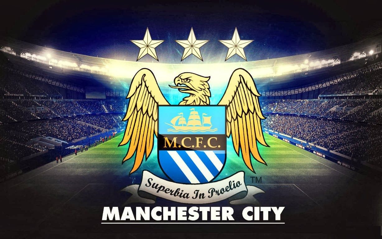 Logo Manchester City FC, 1920x1080 Full HD, Laptop