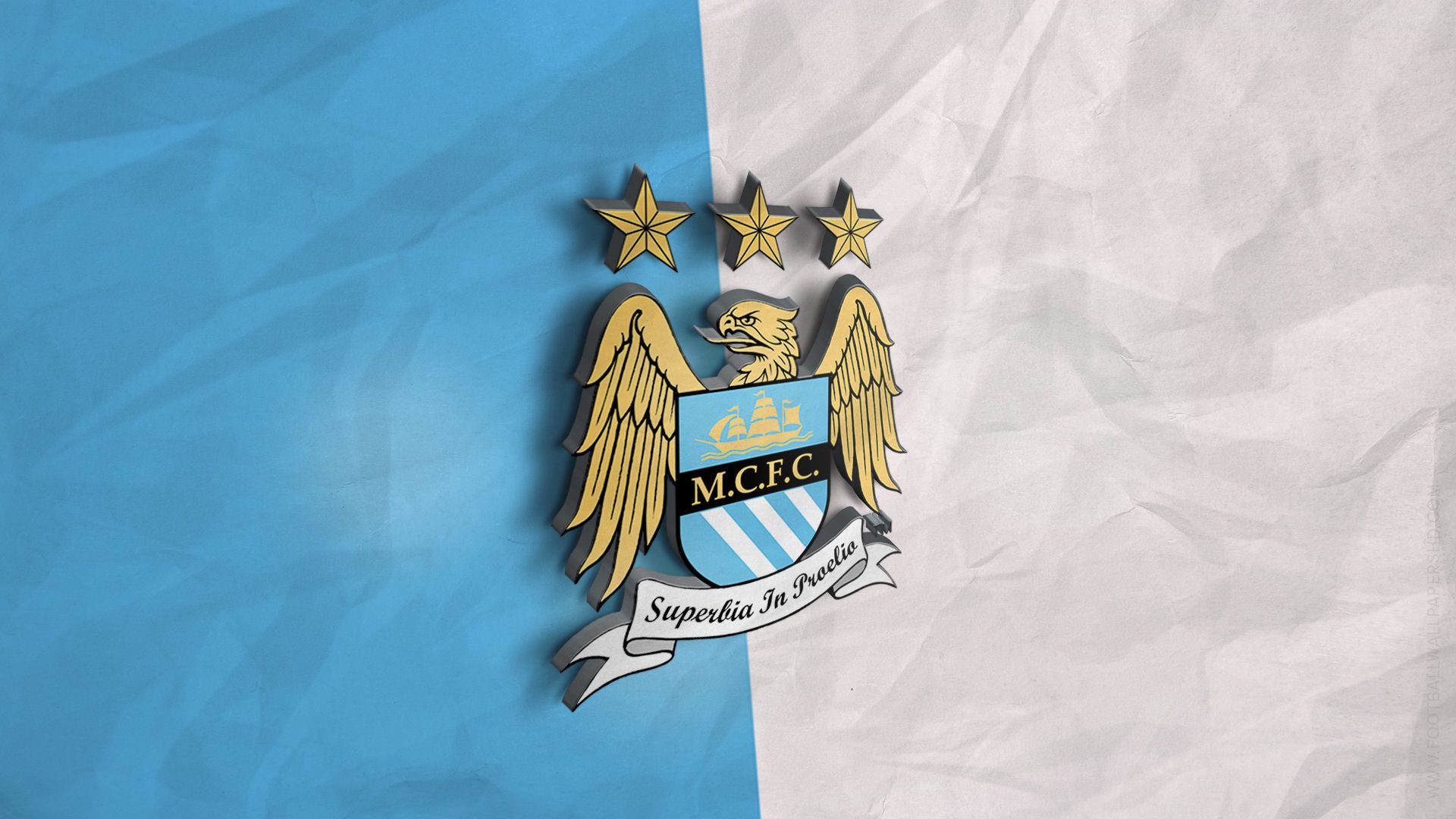 Logo Manchester City stemma, 1600x1200 HD, Laptop