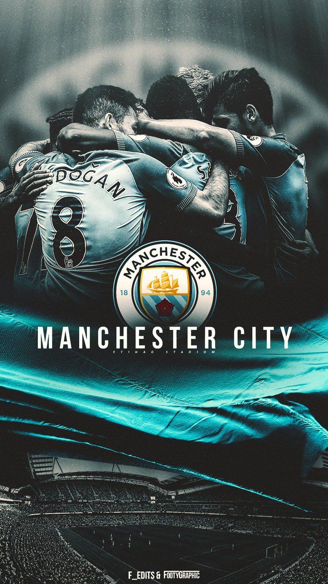 Manchester City logo squadra, 675x1200 Verticale, Mobile