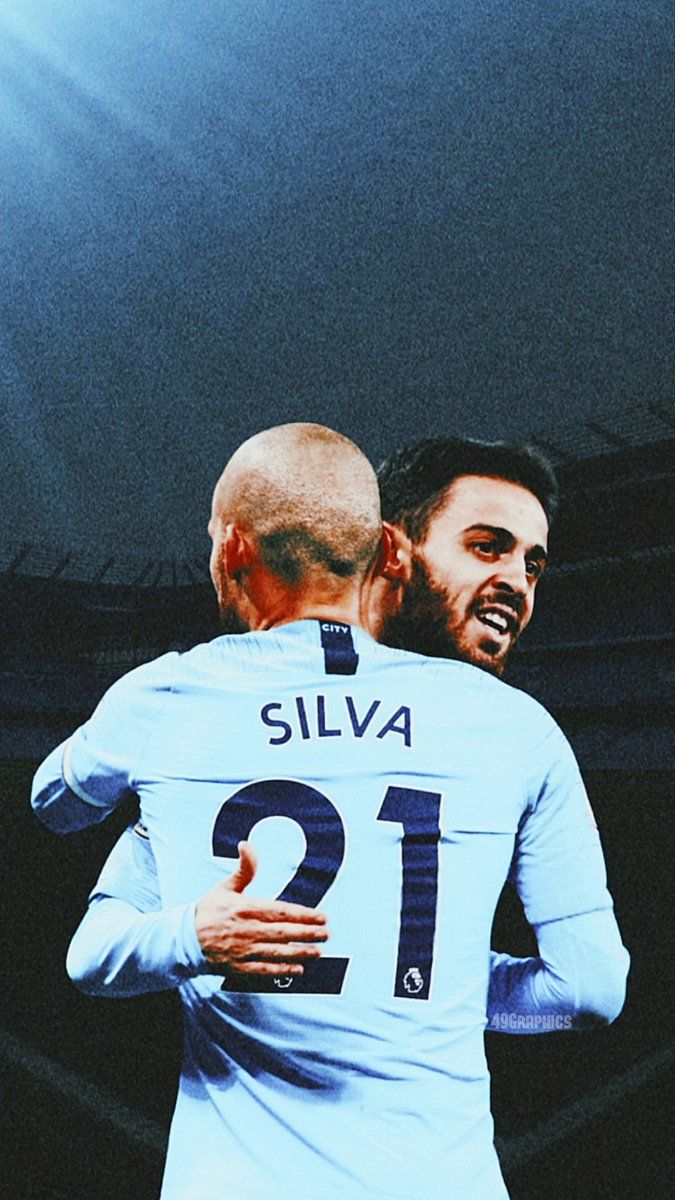 Calciatori Manchester City Silva 21, 675x1200 Full HD Verticale, Smartphone