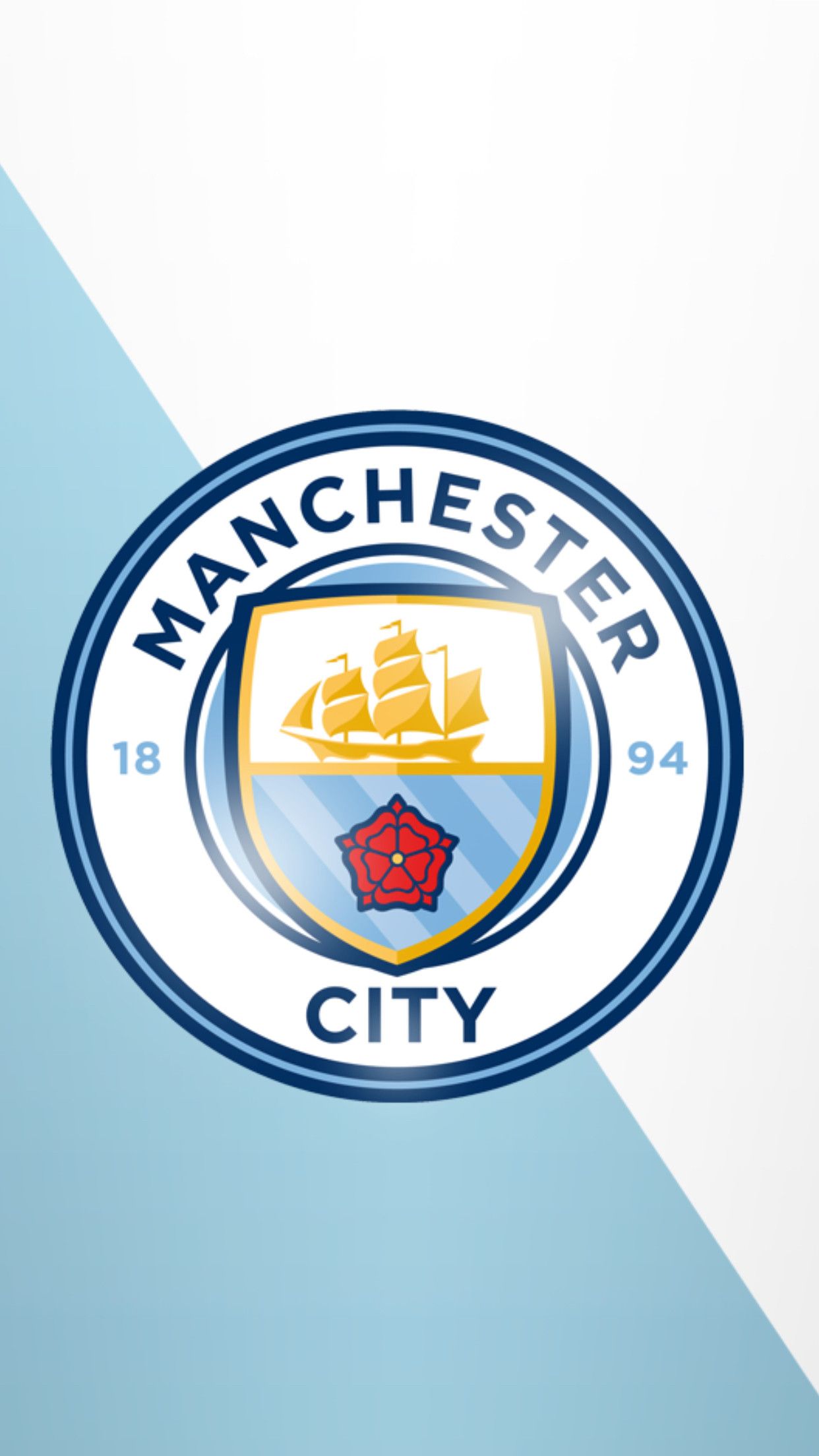 Logo Manchester City stemma, 1242x2208 Verticale, OnePlus