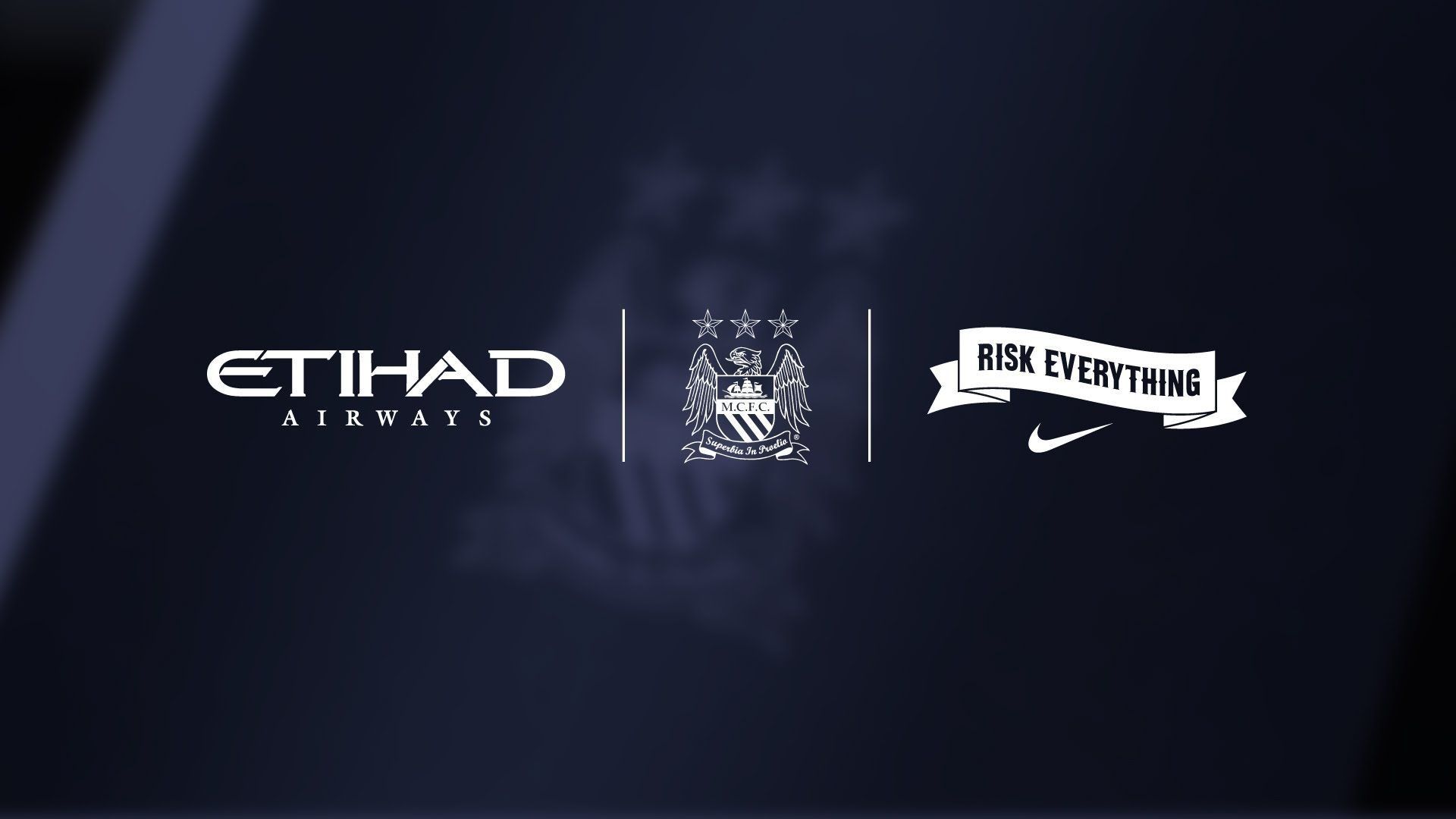 Logo Manchester City e sponsor, 1920x1080 Full HD, PC