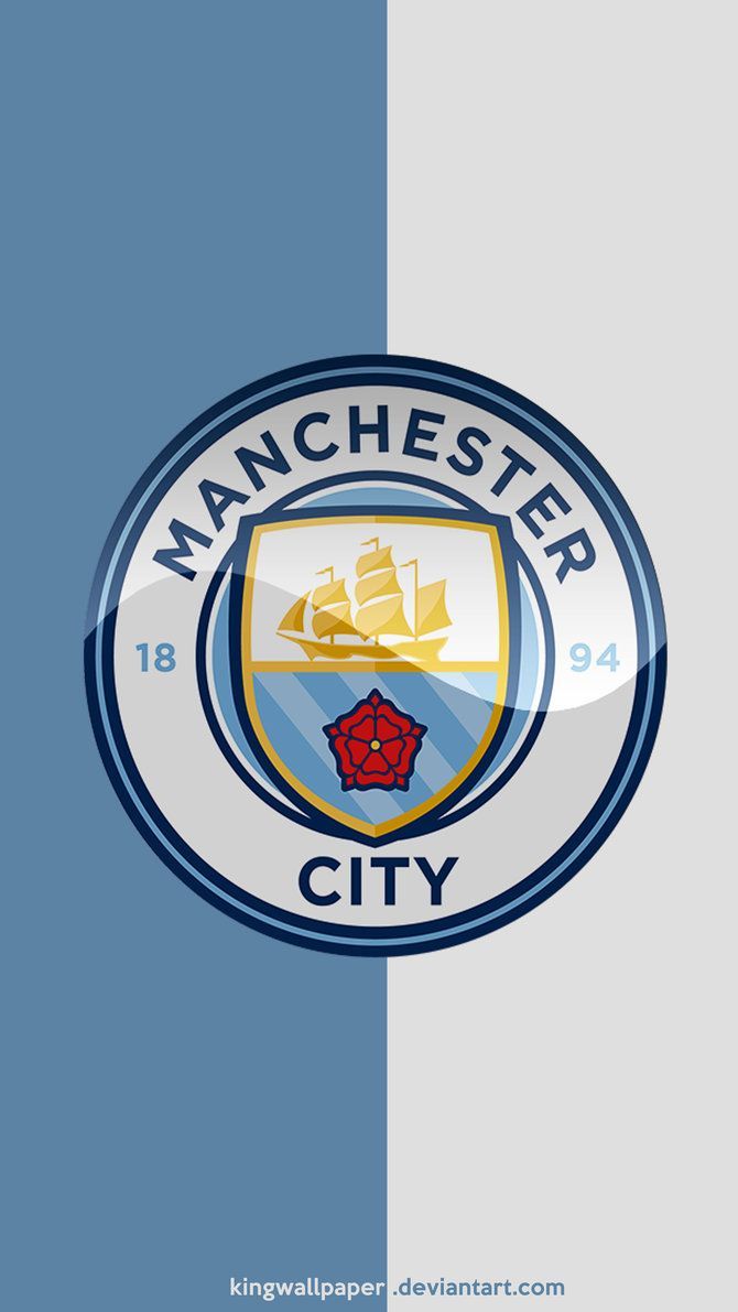 Logo Manchester City stemma, 670x1191 Full HD Verticale, Smartphone