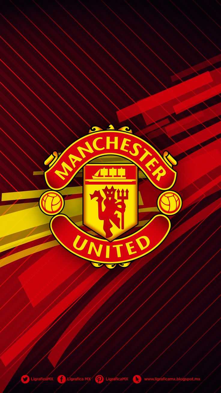 Logo Manchester United rosso, 736x1308 Full HD Verticale, iPhone