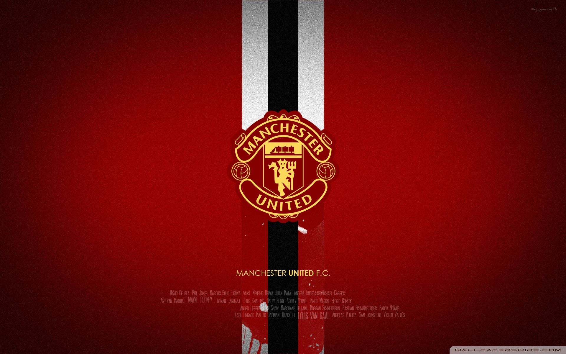 Logo Manchester United rosso, 1920x1200 Full HD+ WUXGA, Desktop