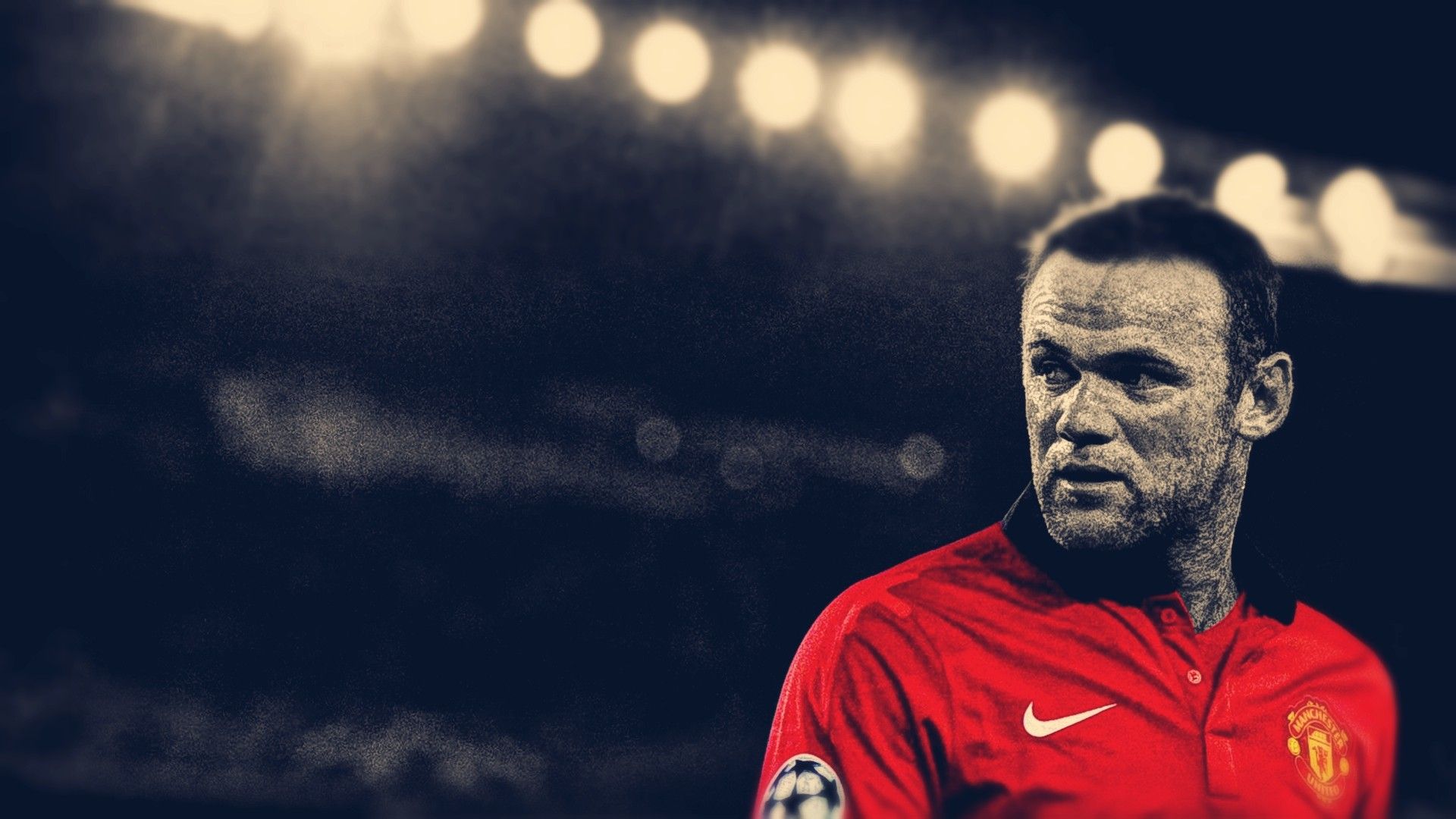 Calciatore Manchester United maglia rossa, 1920x1080 1080p, PC