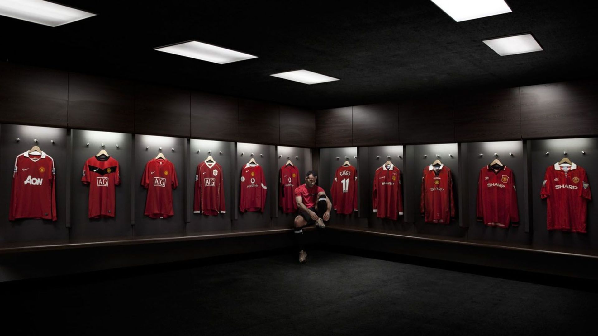 Spogliatoio Manchester United maglie rosse, 1920x1080 Full HD 1080p, PC Desktop