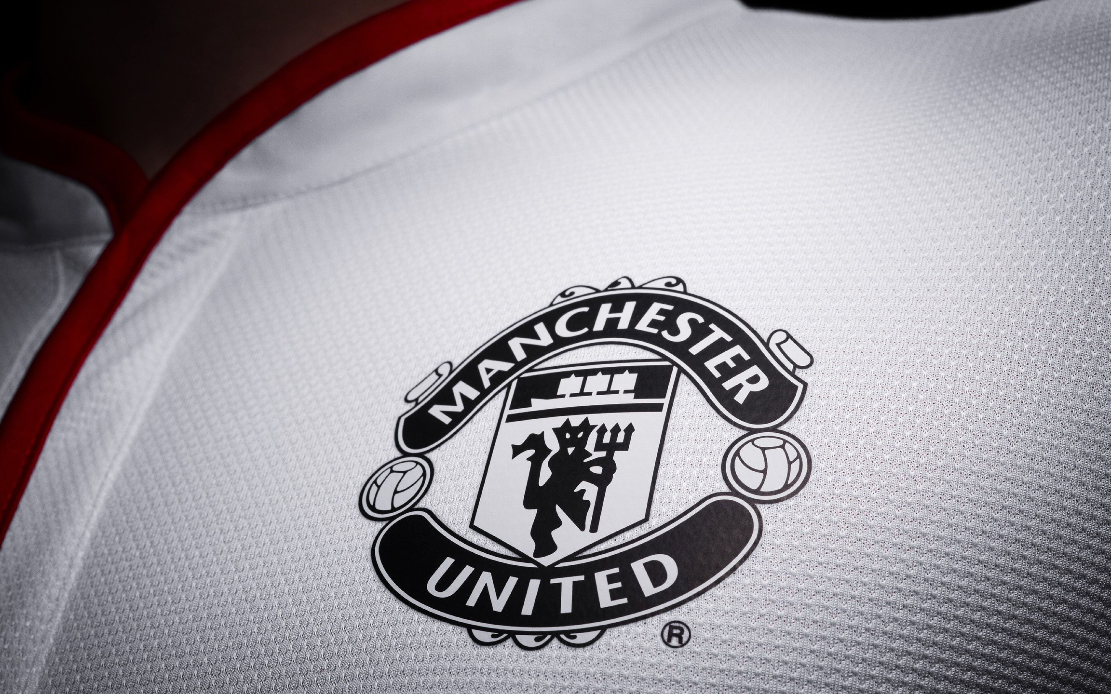 Logo Manchester United su maglia, 3840x2400 UHD, PC 4K