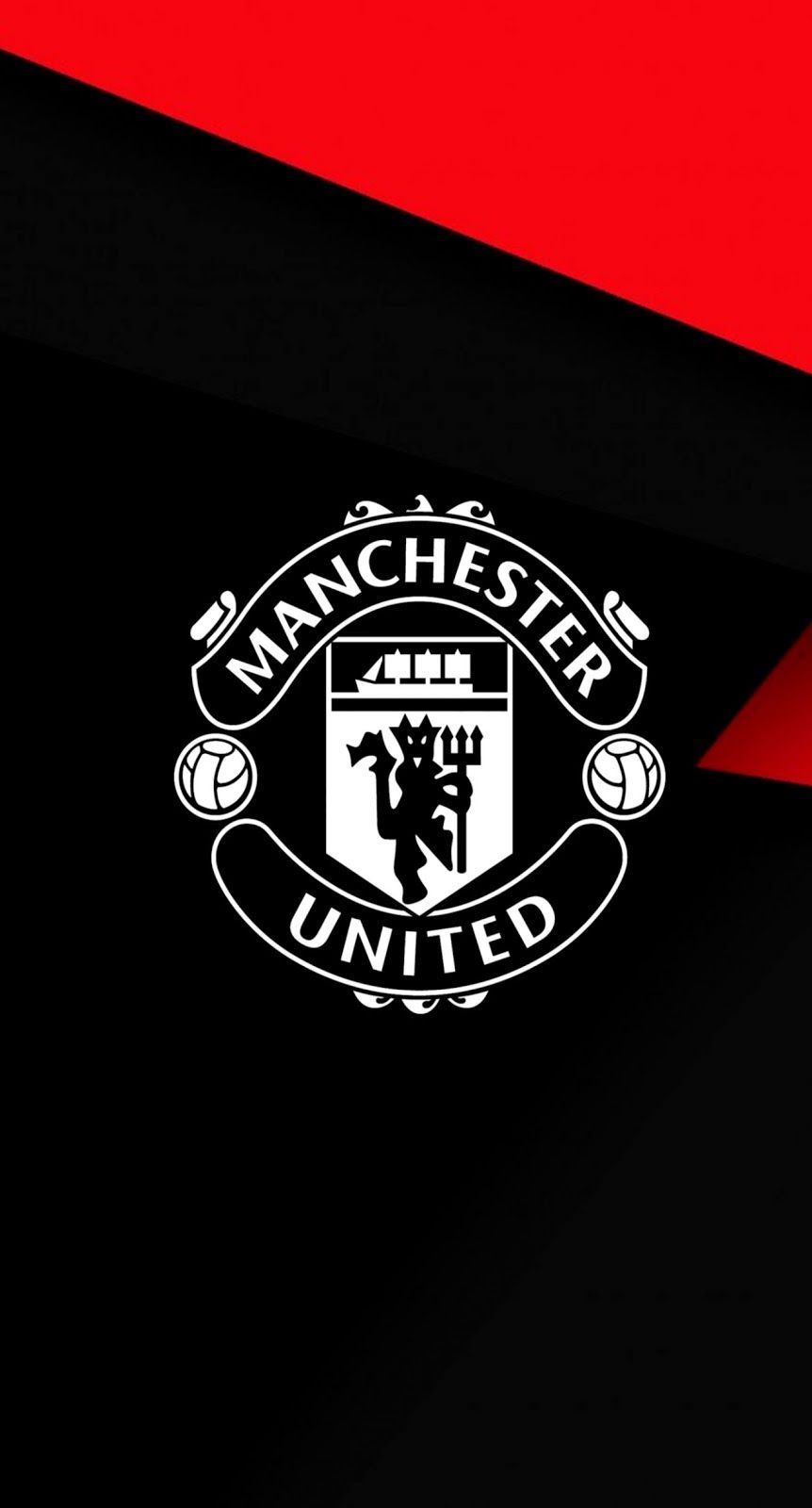 Logo Manchester United sfondo rosso, 1177x736 HD, Desktop