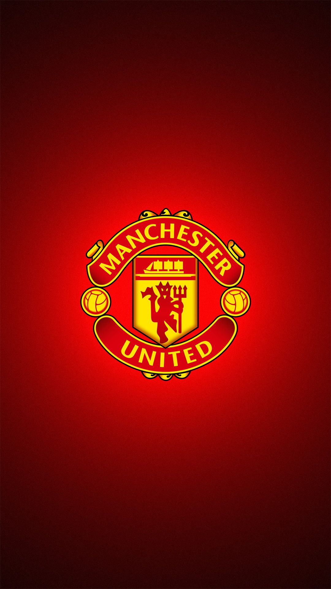 Logo Manchester United nero rosso, 862x1600 Full HD Verticale, iPhone