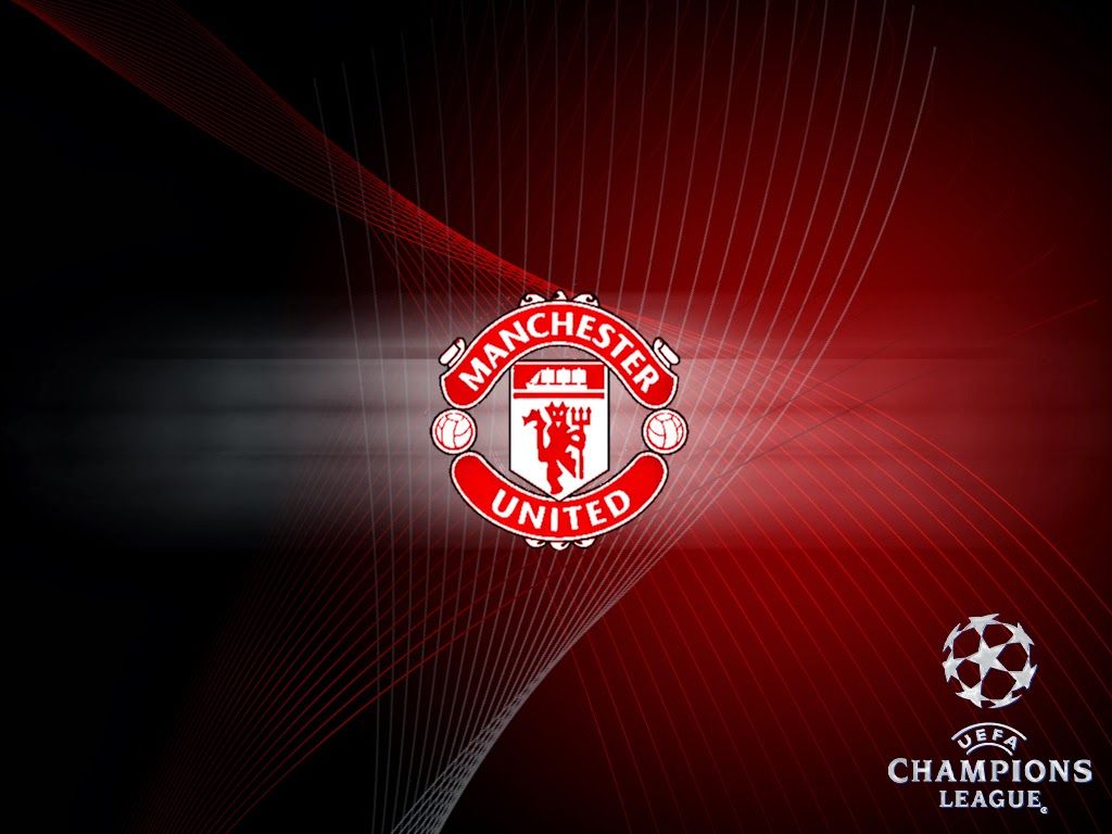 Logo Manchester United Champions League, 1024x768 HD, Desktop