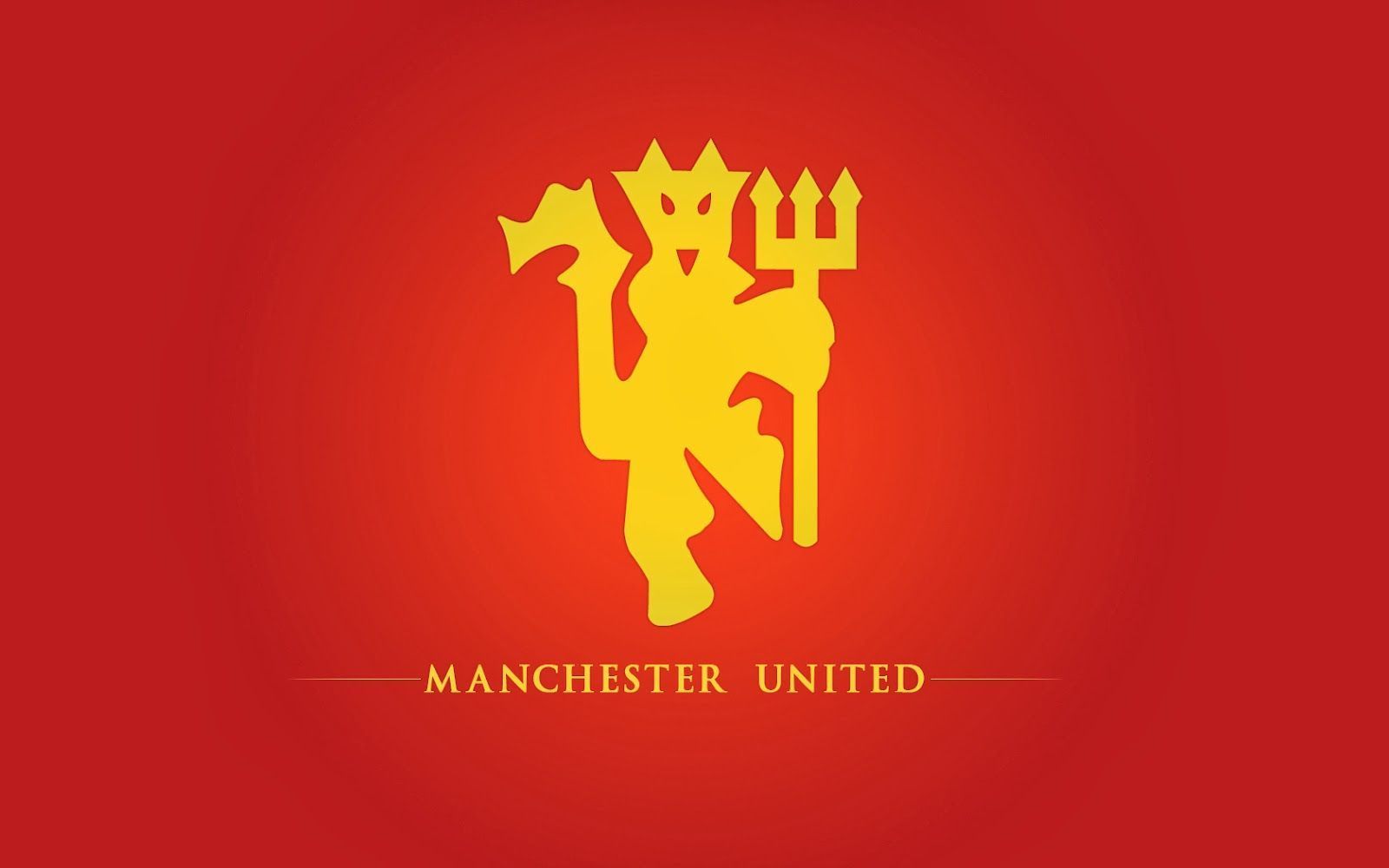 Logo diavolo Manchester United, 1600x1000 HD Ready, Desktop