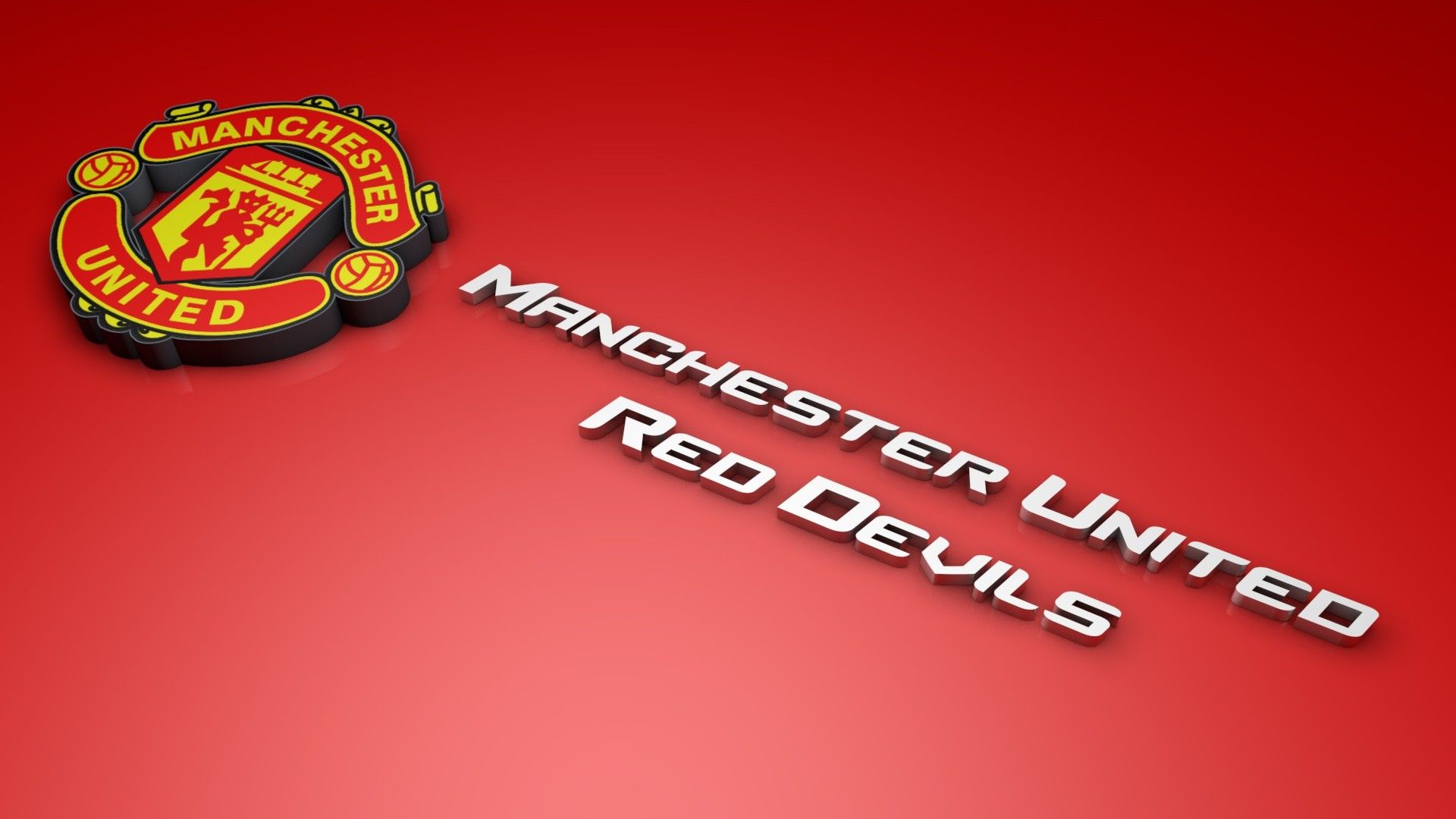 Logo Manchester United Red Devils, 1920x1080 Full HD, PC