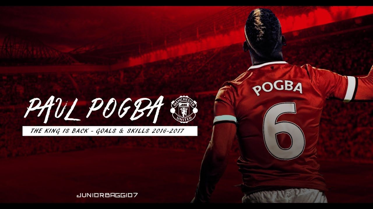 Paul Pogba Manchester United poster, 1280x720 720p, Laptop