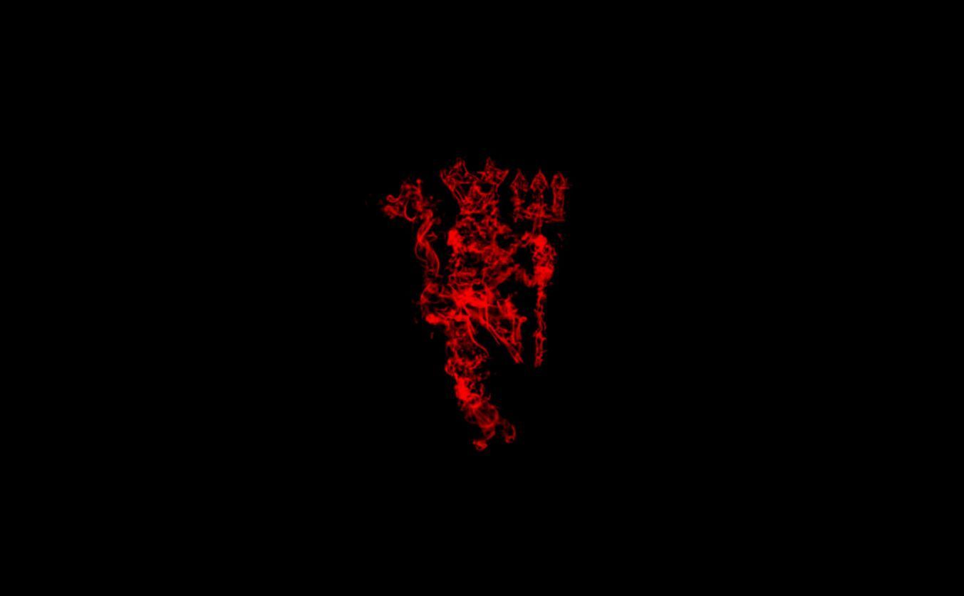 Logo Manchester United rosso, 1353x837 HD, Desktop