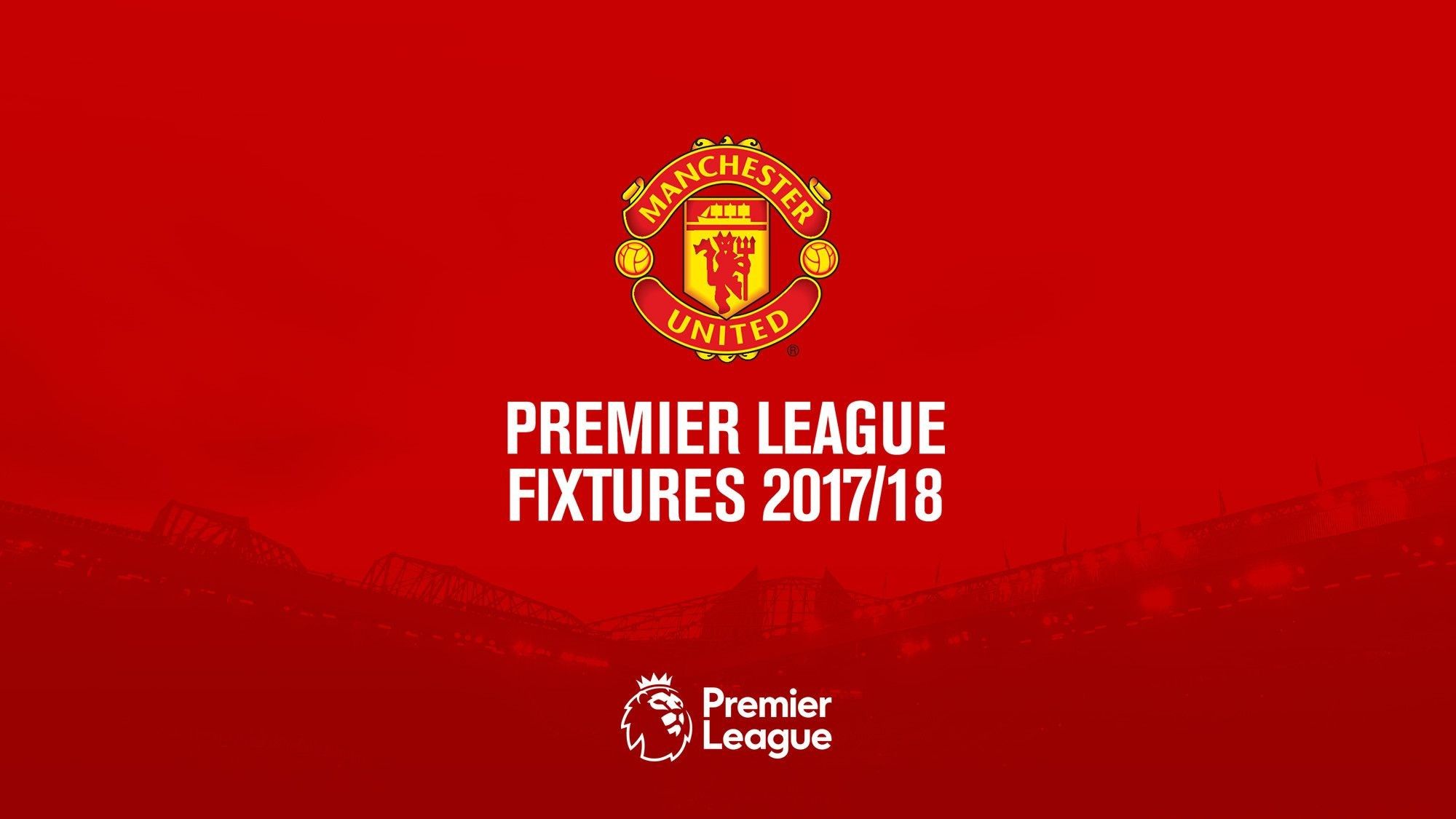 Logo Manchester United sfondo rosso, 2000x1125 alta risoluzione, Desktop