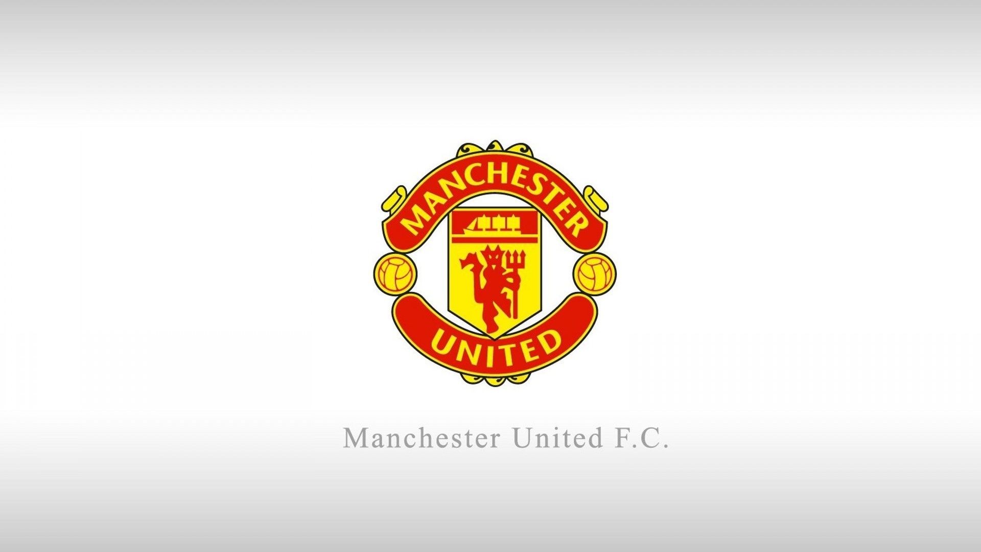 Logo Manchester United su bianco, 1920x1080 1080p, PC Desktop
