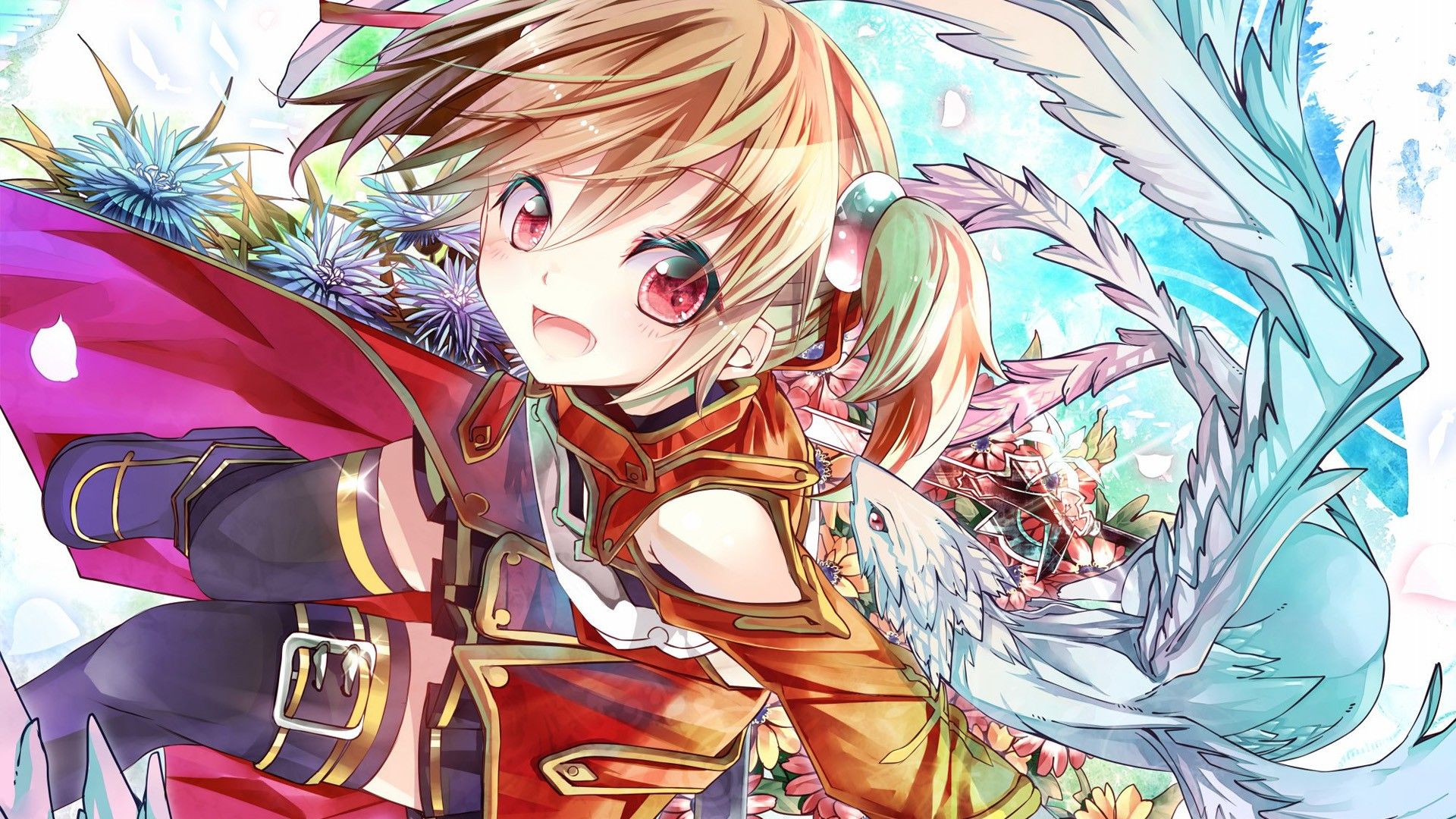 Personaggio anime alato armatura, 1920x1080 1080p, Laptop
