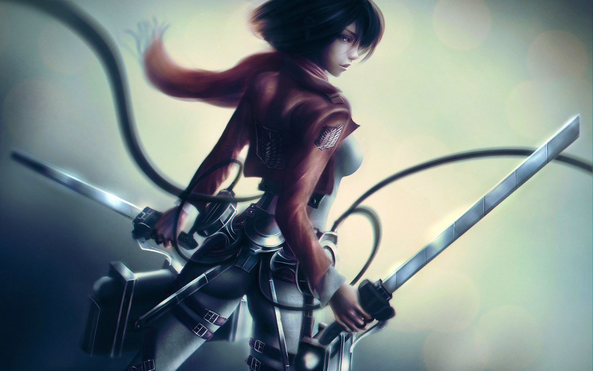 Mikasa Attack on Titan spade, 1920x1200 WUXGA, PC Desktop