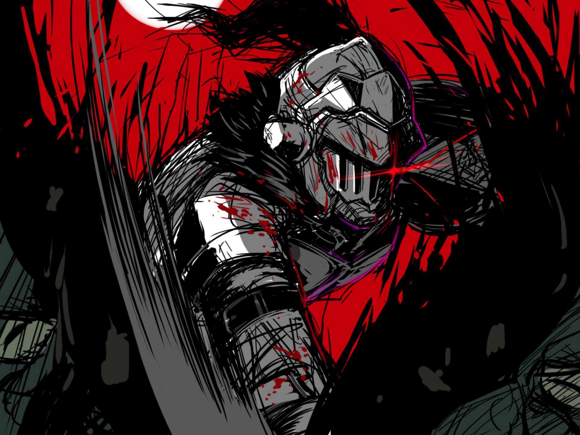 Goblin Slayer armatura sangue, 1920x1440 Full HD+ WUXGA, Laptop