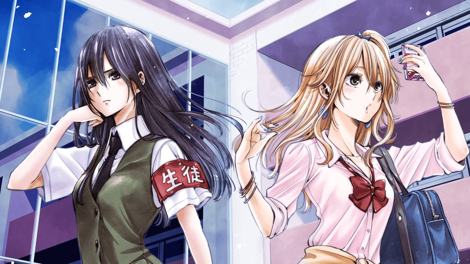 Citrus anime due ragazze, 1920x1080 Full HD, Laptop