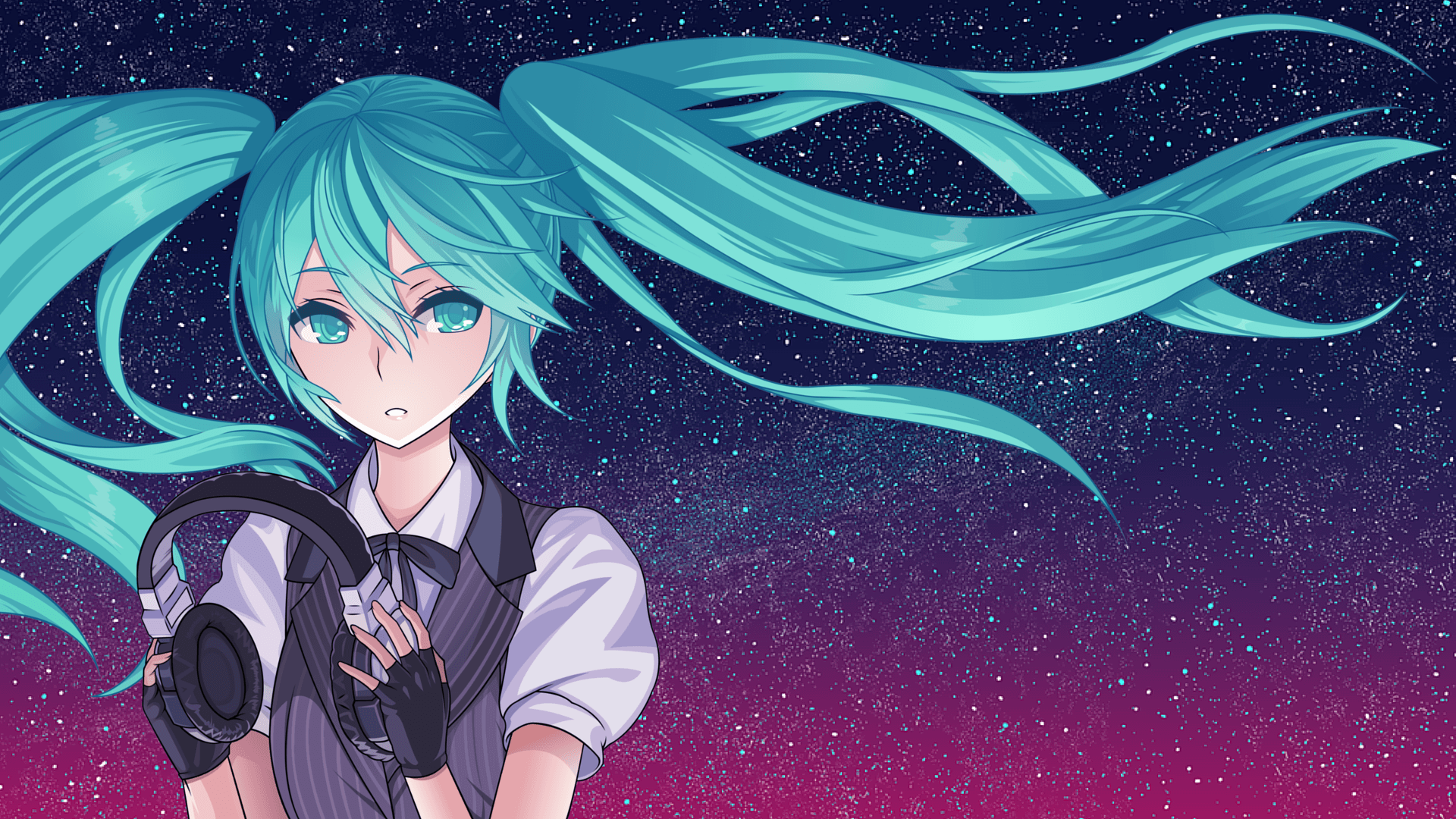 Hatsune Miku capelli turchesi, 1920x1080 Full HD 1080p, PC Desktop
