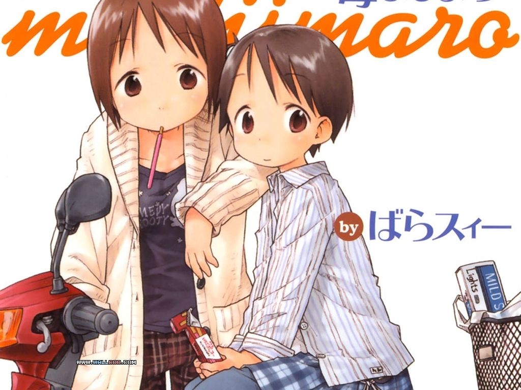 Due ragazze manga con motorino, 1024x768 HD, Desktop