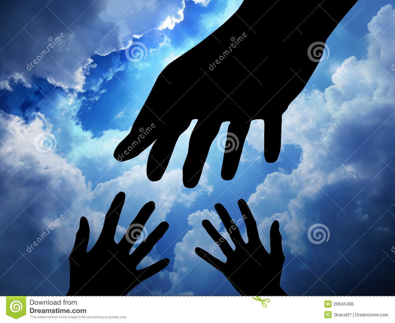 Mani che si aiutano, cielo blu, 1024x768 HD, Desktop