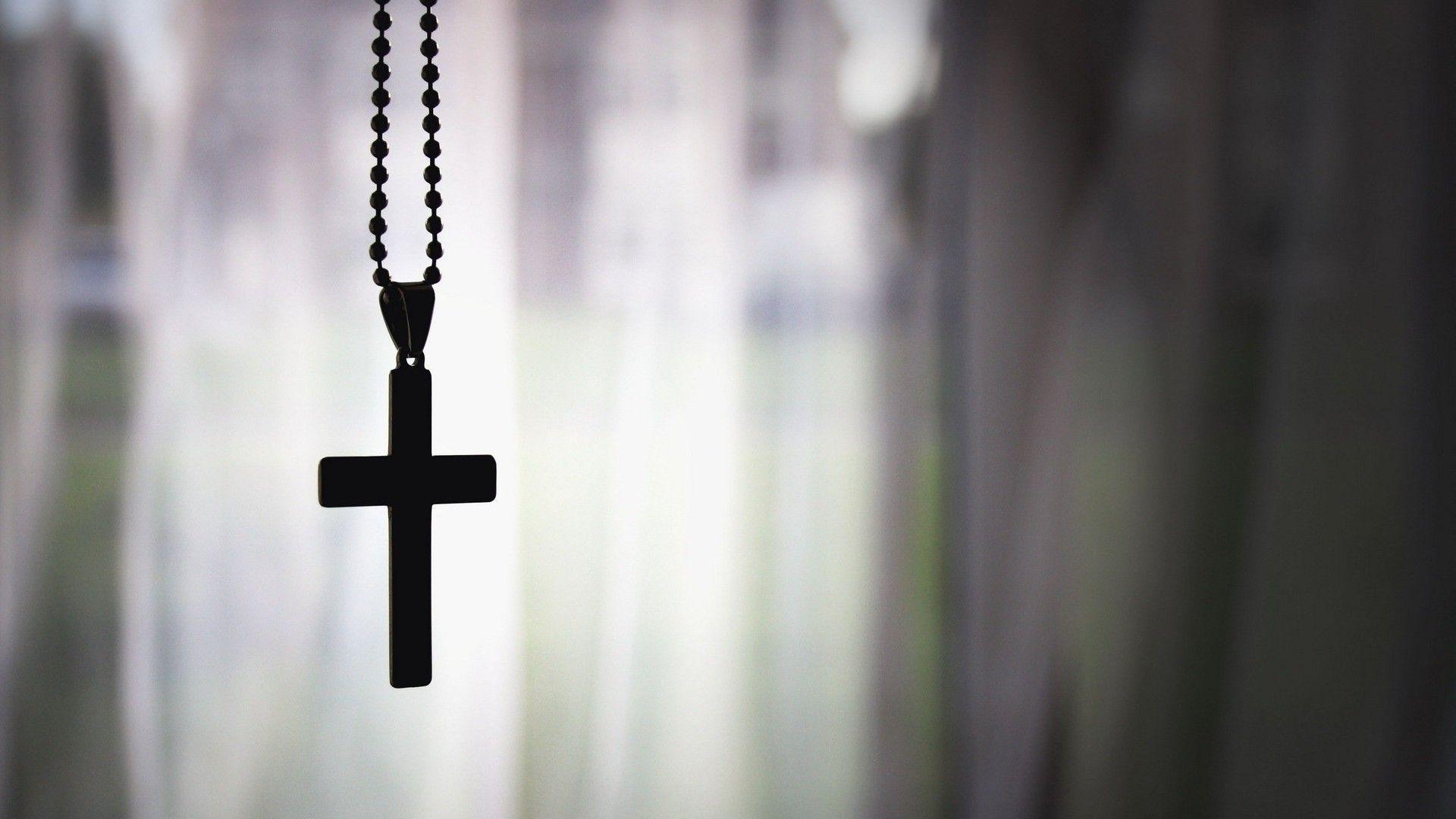 Croce nera su collana, 1920x1080 1080p, Desktop