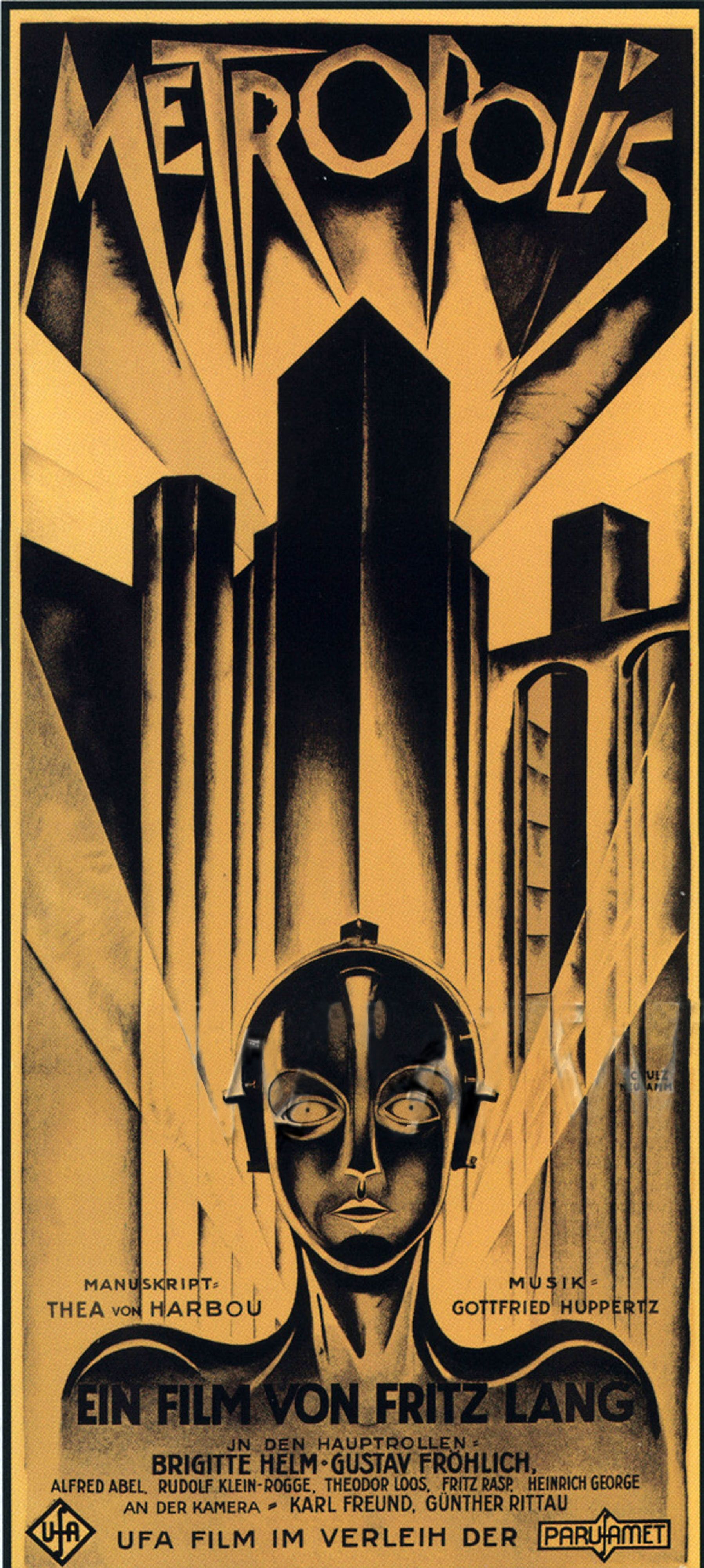 Poster Metropolis Fritz Lang, 1797x4000 Verticale, Telefono