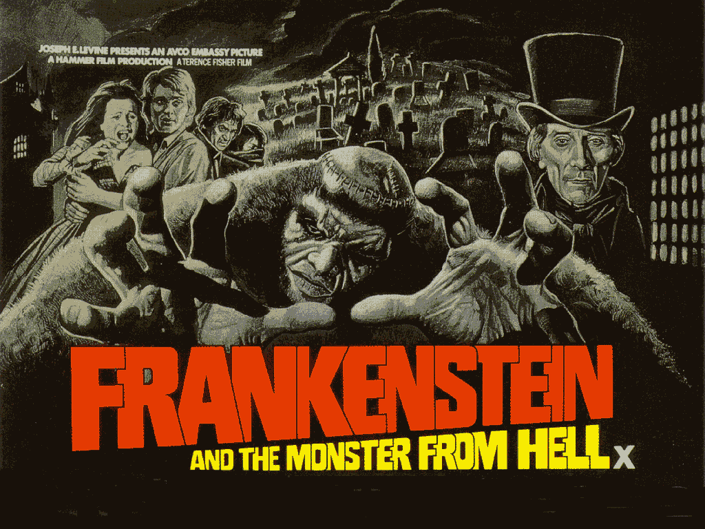 Poster Frankenstein film horror classico, 1024x768 HD, Desktop