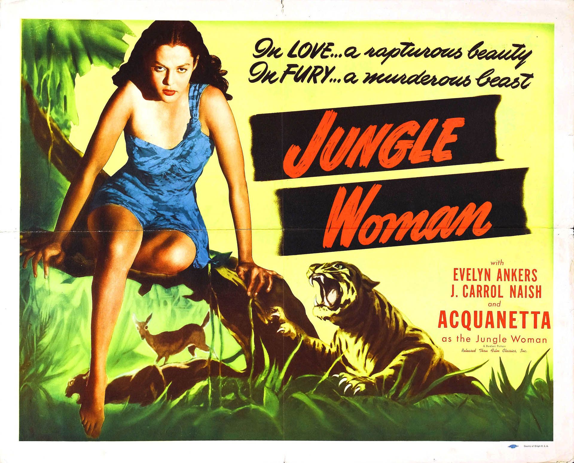 Poster Jungle Woman anni '40, 1920x1551 WUXGA, iMac